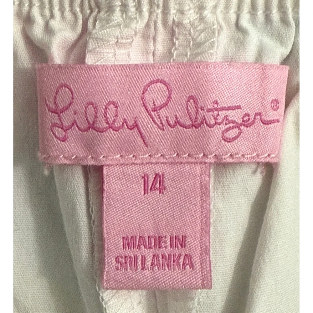 Lilly Pulitzer Girls Size 14 Skirt‎ Fully Lined Floral Pattern EUC